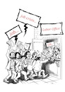 Cartoon: JOB (small) by sally cartoonist tagged job,crisis,employment