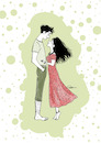 Cartoon: Tiefe Liebe (small) by sally cartoonist tagged liebe