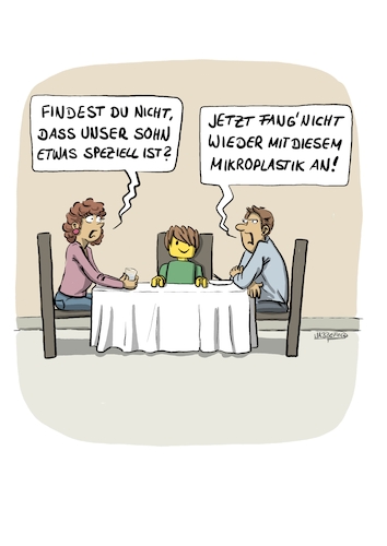 Cartoon: Mikroplastik (medium) by SandraNabbefeld tagged cartoon,humor,satire,umwelt,verschmutzung,mikroplastik,nanoplastik,belastung,ernährung,wissenschaft,forschung,fachliteratur,fachwissen,chemie,biologiesandranabbefeld,nabbefeld,nabbefeldcartoon,cartoonlobby,rheinischehumorverwaltung,cartoon,humor,satire,umwelt,verschmutzung,mikroplastik,nanoplastik,belastung,ernährung,wissenschaft,forschung,fachliteratur,fachwissen,chemie,biologiesandranabbefeld,nabbefeld,nabbefeldcartoon,cartoonlobby,rheinischehumorverwaltung