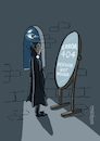 Cartoon: Spiegelbild (small) by SandraNabbefeld tagged cartoon,cartoonist,cartoonistin,komisch,lustig,witzig,funny,vampir,dracula,nachts,nacht,mond,mondschein,spiegel,spiegelbild,reflexion,unsichtbar,error,404,sandranabbefeld,nabbefeld,nabbefeldcartoon,cartoonlobby,rheinischehumorverwaltung