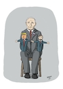 Cartoon: Tri-tra-trump-la-la (small) by SandraNabbefeld tagged cartoon humor satire politik putin trump vance jdvance selenskyj zelenskyi ukraine russland oval office white house washington russia europa friedensverhandlungen