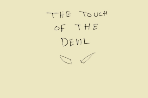 Cartoon: Touch of the devil (medium) by sal tagged cartoon