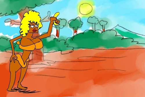 Cartoon: banana issue part4 (medium) by sal tagged cartoon,sal