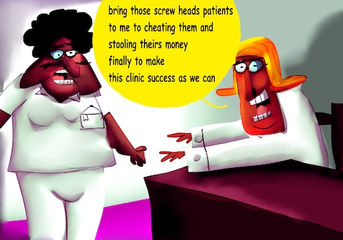 Cartoon: DR SMILE FARTOV (medium) by sal tagged cartoon