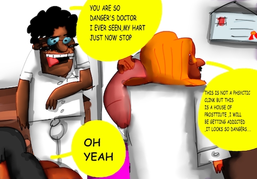 Cartoon: DR SMILE FARTOV 2 (medium) by sal tagged cartoon