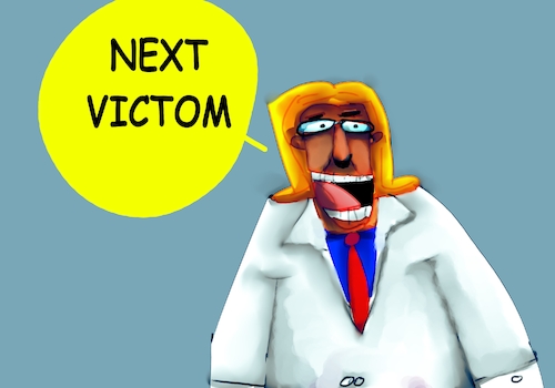 Cartoon: DR SMILE FARTOV 2 (medium) by sal tagged cartoon