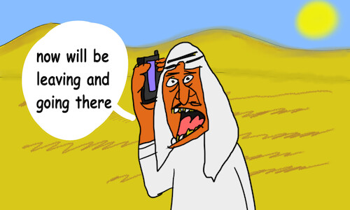 Cartoon: good morning sirs Arabs p1 (medium) by sal tagged cartoon,story,good,morning,sirs,arabs