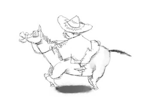 Cartoon: Mexicano Racing Animation (medium) by sal tagged cartoon