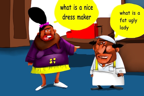 Cartoon: MRS.MONA MOOR (medium) by sal tagged cartoon,mona,moor,mr