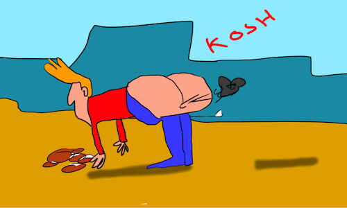 Cartoon: The kosh kosh dance part4 (medium) by sal tagged kosh,dance,cartoon,comic,story