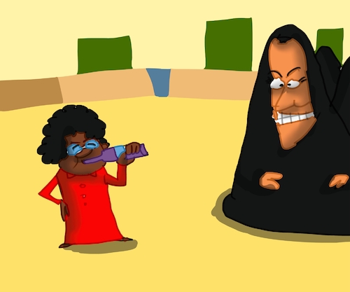 Cartoon: THE NAUGHTY BOY PART2 (medium) by sal tagged cartoon