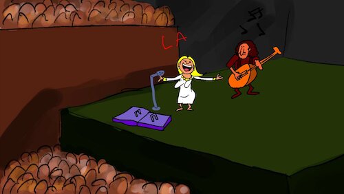 Cartoon: THE SONG PARTY (medium) by sal tagged cartoon,animatic