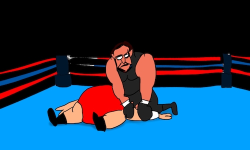 Cartoon: UNDERTAKER ANIMATIC (medium) by sal tagged cartoon,undertaker,wrestling