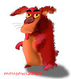 Cartoon: courge the cowardly dog (small) by sal tagged cartoon