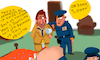 Cartoon: inspector Columbus (small) by sal tagged cartoon,inspector,columbus
