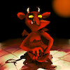 Cartoon: The devil creature (small) by sal tagged cartoon