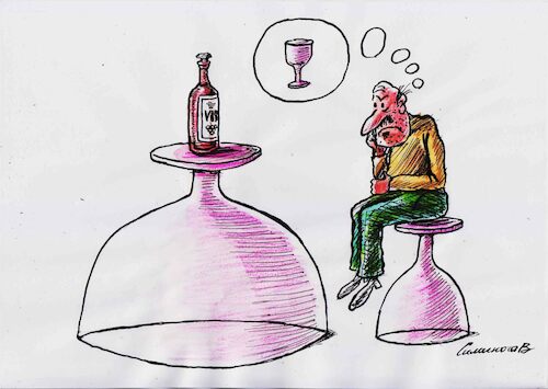 Cartoon: Weinglas (medium) by Siminoga Vadim tagged designservice,für,barweinservice