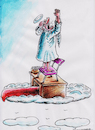 Cartoon: Gebet (small) by Siminoga Vadim tagged gott,gebet,religion,idole,glauben,geist,sünde