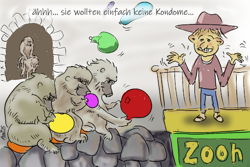 Cartoon: Sommerloch Paviane (medium) by Arni tagged zoo,pavian,paviane,töten,umbringen,platz,kosten,nürnberg,demo,proteste,zoo,pavian,paviane,töten,umbringen,platz,kosten,nürnberg,demo,proteste
