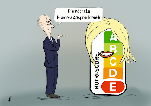 Cartoon: Die Klöcknerin von Berlin (medium) by Gabi Horvath tagged merz,cdu,vorschlag,klöckner,bundestagspräsidentin,fraktion,parlament,wahl,bundestag,merz,cdu,vorschlag,klöckner,bundestagspräsidentin,fraktion,parlament,wahl,bundestag