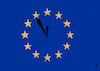 Cartoon: fünf vor zwölf (small) by Gabi Horvath tagged europa,geschwächt,zusammenhalt,gemeinschaft