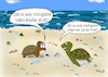 Cartoon: Intelligentes leben (small) by Gabi Horvath tagged schildkröten,philosophie,lebensfragen