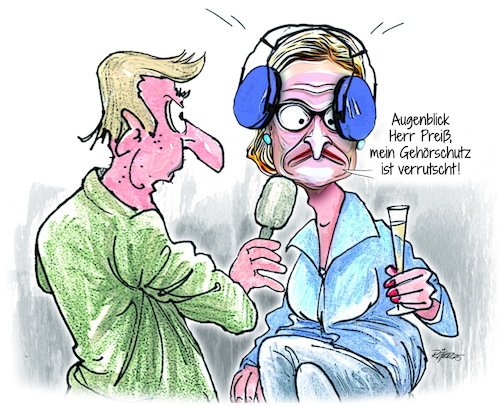 Cartoon: ARD Sommerinterview (medium) by Ritter-Cartoons tagged afd,vorsitzende,hat,versändigungsprobleme,afd,vorsitzende,hat,versändigungsprobleme