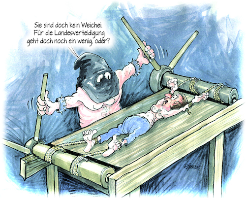 Bürger auf der Streckbank Bürger auf der Streckbank