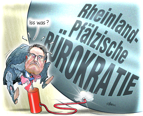 Cartoon: Bürokratieabbau (medium) by Ritter-Cartoons tagged bürokratieabbau,politiker,luftpumpen,bürokratieabbau,politiker,luftpumpen