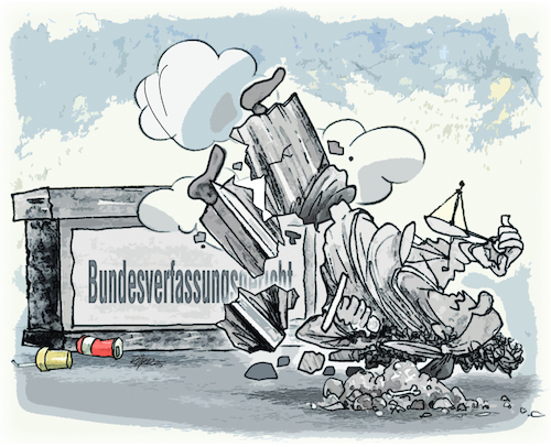 Cartoon: Debakel (medium) by Ritter-Cartoons tagged berliner,chaostage,berliner,chaostage