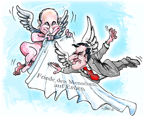 Cartoon: Friedensengel (medium) by Ritter-Cartoons tagged friedensengel,putin,und,altkanzler,schröder,als,vermittler,im,krieg,gegen,die,ukraine,haben,pressekarikaturen,cartoons,von,berthold,ritter,facebook,seite,ritterkarikaturen,friedensengel,putin,und,altkanzler,schröder,als,vermittler,im,krieg,gegen,die,ukraine,haben,pressekarikaturen,cartoons,von,berthold,ritter,facebook,seite,ritterkarikaturen