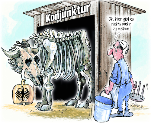 Cartoon: Konjunkturprognose (medium) by Ritter-Cartoons tagged konjunkturprognose,wirtschaf,pressekarikaturen,und,cartoons,ritterkarikaturen,von,berthold,ritter,konjunkturprognose,wirtschaf,pressekarikaturen,und,cartoons,ritterkarikaturen,von,berthold,ritter
