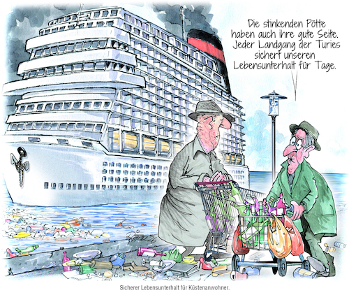 Cartoon: Küstenanwohner (medium) by Ritter-Cartoons tagged kreuzfahrschiffe,urlaub,umweltverschmutzer,pressekarikaturen,und,cartoons,von,berthold,ritter,facebook,seite,ritterkarikaturen,kreuzfahrschiffe,urlaub,umweltverschmutzer,pressekarikaturen,und,cartoons,von,berthold,ritter,facebook,seite,ritterkarikaturen