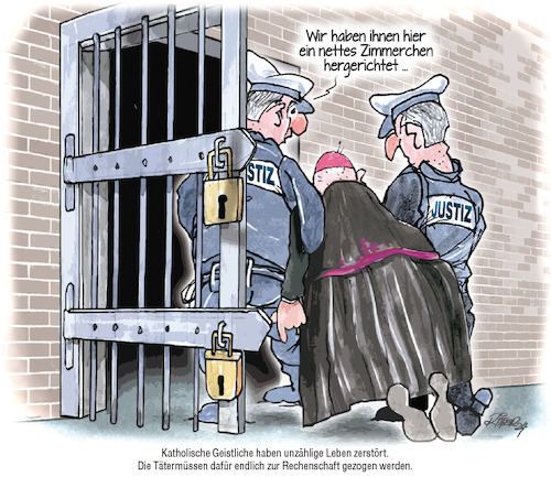 Cartoon: Missbrauch in der Kirche (medium) by Ritter-Cartoons tagged missbrauch,in,der,kirche