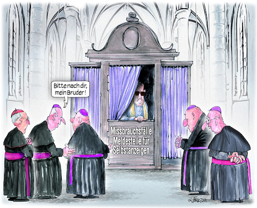 Cartoon: Missbrauch in der Kirche (medium) by Ritter-Cartoons tagged missbrauch,in,der,kirche,ritter,cartoons,pressekarikatur,berthold,karikatur,pressezeichnung,missbrauch,in,der,kirche,ritter,cartoons,pressekarikatur,berthold,karikatur,pressezeichnung