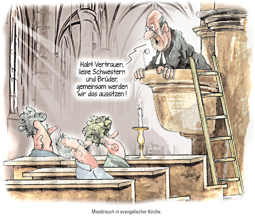 Cartoon: Missbrauchskandale (medium) by Ritter-Cartoons tagged missbrauchskandale