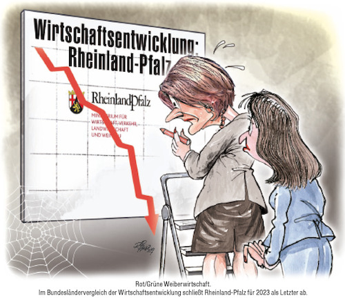 Cartoon: Misswirtschaft RLP (medium) by Ritter-Cartoons tagged misswirtschaft,rlp