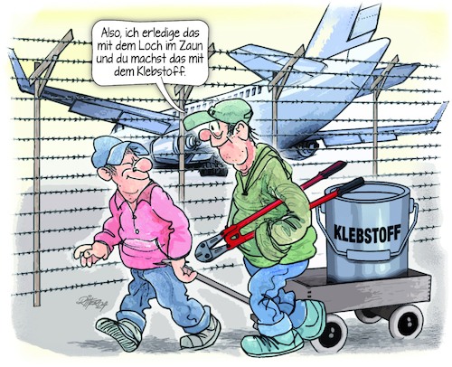 Cartoon: Radikale Klimaaktivisten (medium) by Ritter-Cartoons tagged klimaaktivisten,klimaaktivisten