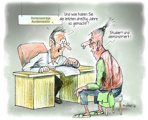 Cartoon: Rentenantag (medium) by Ritter-Cartoons tagged rentenkasse,generation,pressekarikaturen,und,cartoons,von,berthold,ritter,facebook,seite,ritterkarikaturen,rentenkasse,generation,pressekarikaturen,und,cartoons,von,berthold,ritter,facebook,seite,ritterkarikaturen