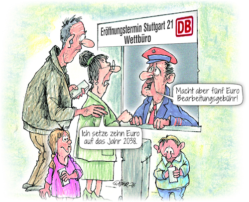 Wetten am DB Schalter