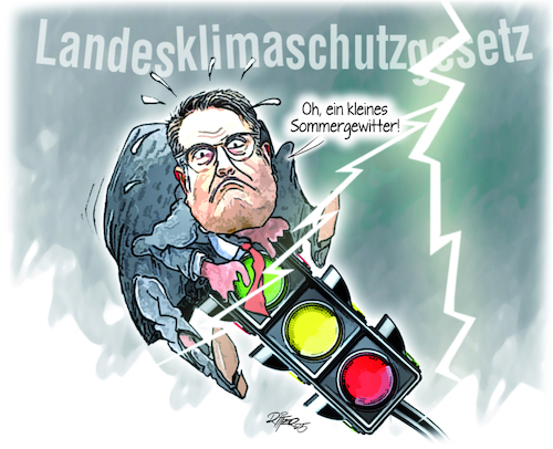 Cartoon: Zoff in Mainzer Ampelkoalition (medium) by Ritter-Cartoons tagged ministerpräsident,schweitzer,ministerpräsident,schweitzer