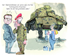 Cartoon: Bundeswehr (small) by Ritter-Cartoons tagged startklar,richtung,nato,ostgrenz