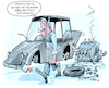 Cartoon: E-Karren (small) by Ritter-Cartoons tagged autos,sommerhitze,pressekarikaturen,und,cartoons,von,berthold,ritter,bei,facebook,unter,ritterkarikaturen,toonpool