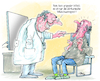 Cartoon: Harmlose Diagnose (small) by Ritter-Cartoons tagged ärztliche,diagnose,arzt,krankheit,wildschweinepest,untersuchung,praxis