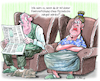 Cartoon: Rentenerhöhung (small) by Ritter-Cartoons tagged rentenerhöhung