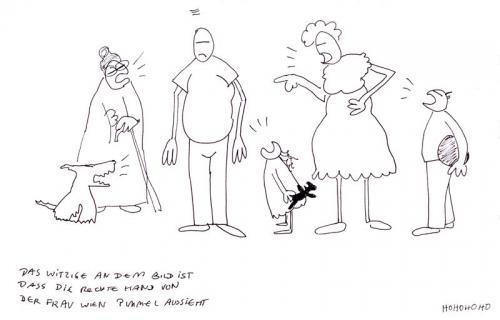 Cartoon: schimpfe (medium) by armella tagged schimpfe,familie,aerger
