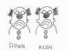 Cartoon: Clown und Klon (small) by armella tagged clown klon