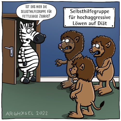 Cartoon: Selbsthilfe fettleibige Zebras (medium) by Arghxsel tagged löwe,tiger,krokodil,leopard,katze,wolf,hyäne,schakal,adler,falke,hai,barrakuda,fuchs,dachs,wild,afrika,panther,jaguar,schlange,spinne,zebra,asien,amerika,beute,gnu,fressen,carnivore,löwe,tiger,krokodil,leopard,katze,wolf,hyäne,schakal,adler,falke,hai,barrakuda,fuchs,dachs,wild,afrika,panther,jaguar,schlange,spinne,zebra,asien,amerika,beute,gnu,fressen,carnivore