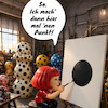 Cartoon: Punkt. (small) by MorituruS tagged yayoi,kusama,japanische,künstlerin,alter,97,jahre,frau,punkte,spiegel,leuchtende,farben,unverwechselbar,kunst,hommage,psychische,krisen,weltstar,würdigung,karikatur,cartoon,moriturus