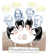 Cartoon: Philosophisches Quartett (small) by F L O tagged auto,quartett